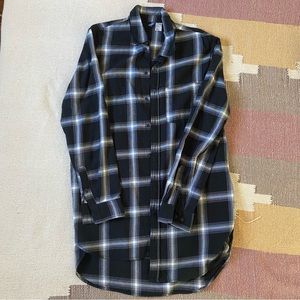 H&M Plaid Tunic, Sz M